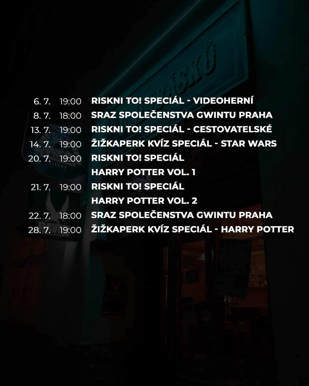 Program květen