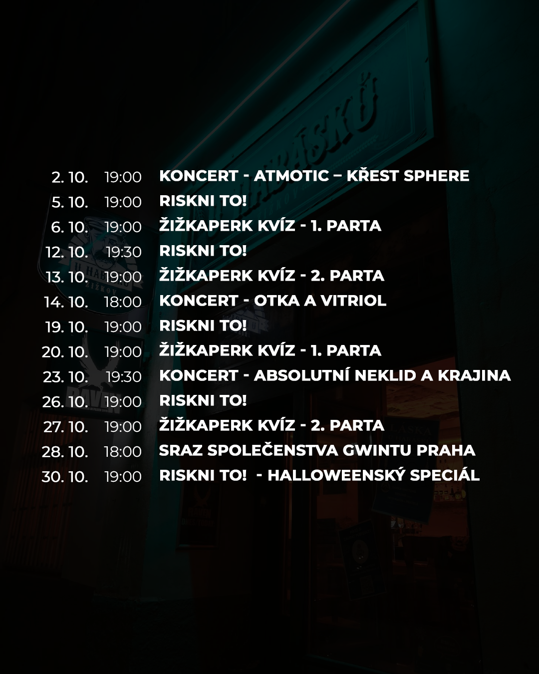Program květen